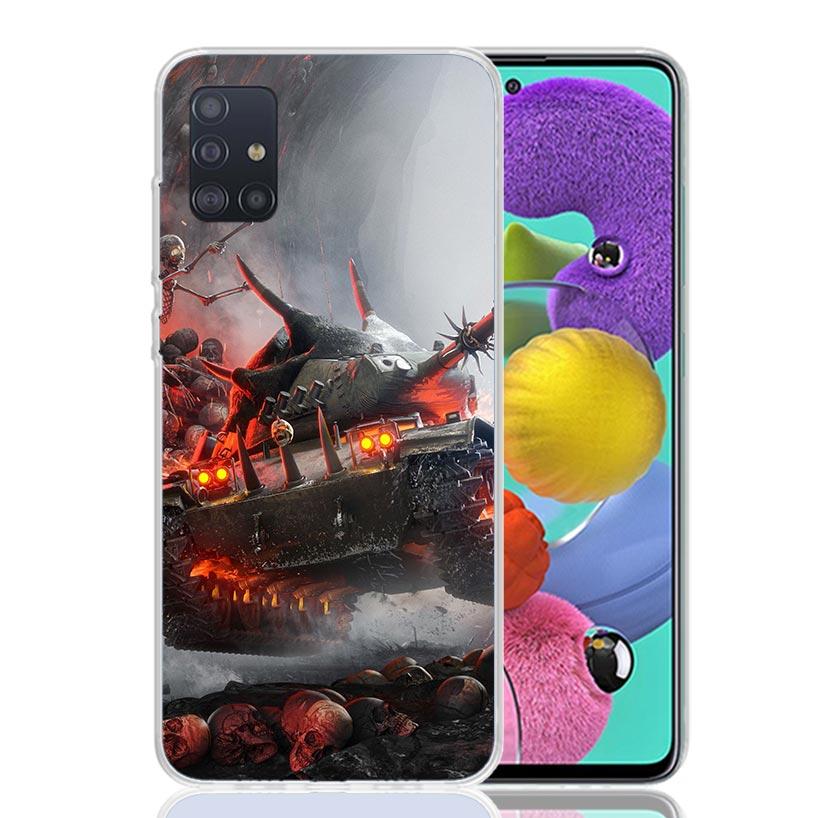Чехол для телефона World of Tanks для Samsung Galaxy A52 A32 A22 A12 A02S A50S A30S A51 A31 AA71 Note 20 Ultra 10 S10 Plus Galaxy A52 A4