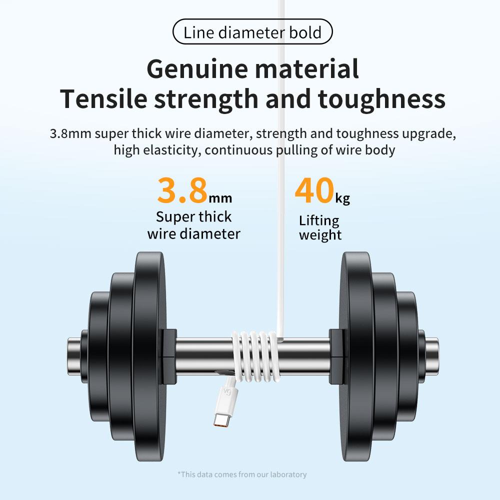 6A USB Type C Cable 66W Fast Charging For Xiaomi Mi 14 13 Redmi Note POCO  Oneplus 12 USB C Phone Charger Cable Data Cord