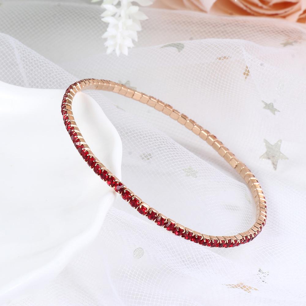 Подарки Дамы Блестящие Стразы Браслеты Браслеты Браслеты Кристалл Браслет