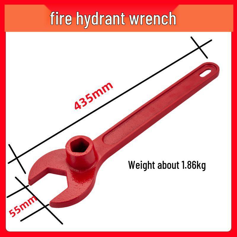 Universal Magnetic Hexagonal Fire Hydrant Wrench & Adapter for Water Filling Trucks