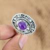 Natural African Amethyst 925 Sterling Silver Sister Multi Stone New Ring Jewelry