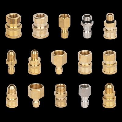 Быстроразъемный соединитель 1/4 дюйма, быстросъемный адаптер для мойки высокого давления