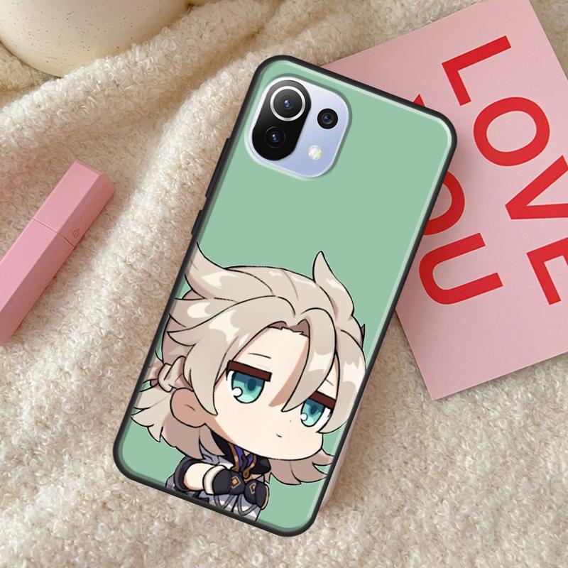 Чехол Smug Albedo Genshin Impact для POCO X4 Pro F1 F2 F3 X3 GT M3 M4 X3 Pro, чехол для Xiaomi 11T 12 Pro 11 Lite