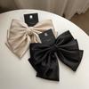 1pc Korean Version Autumn and Winter New Black Bow Hair Clip, Hair Clip, Back of the Head Clip, Top Clip, Hair Accessory