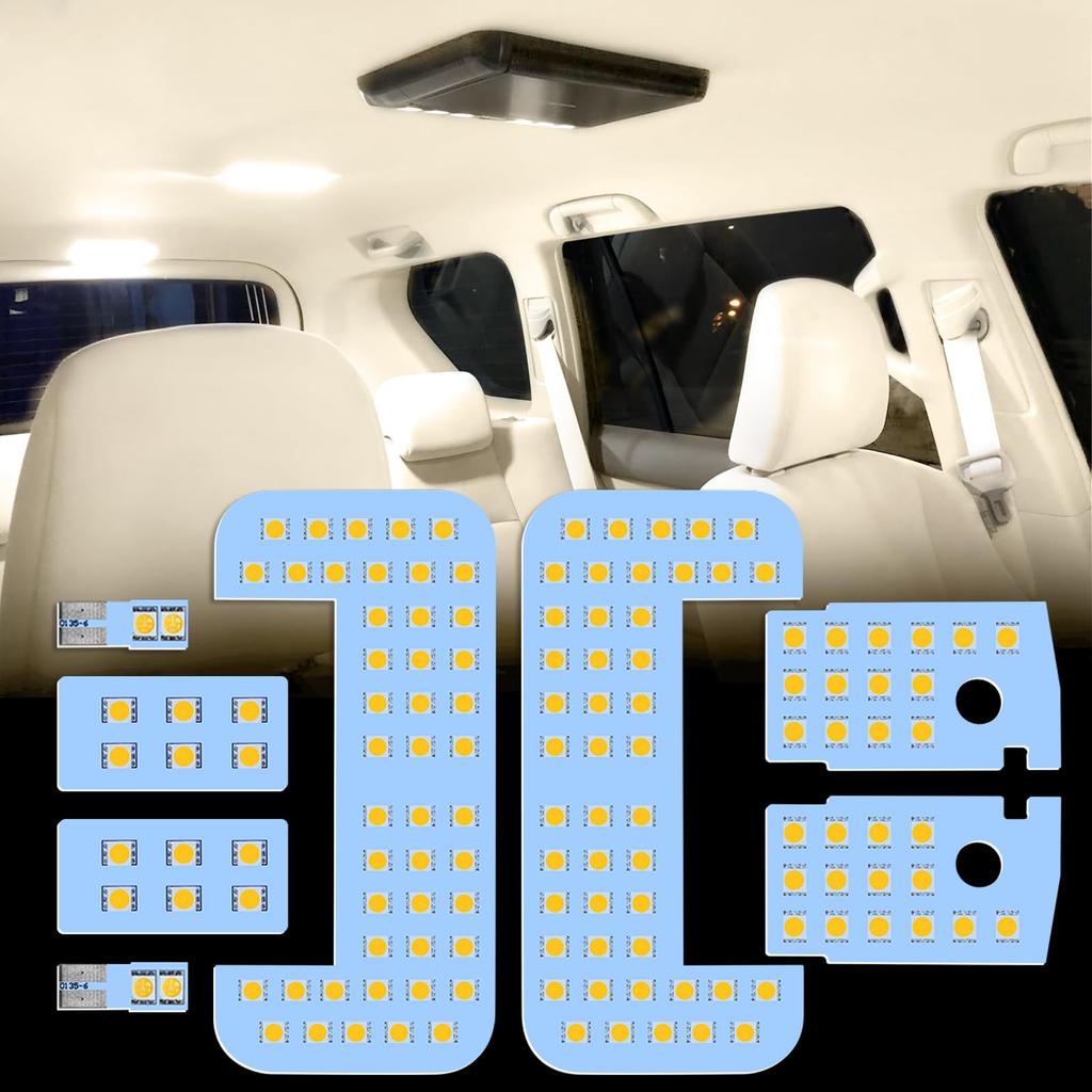 SINMAIT Prado 150 Series LED Room Lamps for Toyota Prado 150 Package 4500K Genuine Color Custom 150 Series Prado LED Interior Easy Set Room Lamp Set