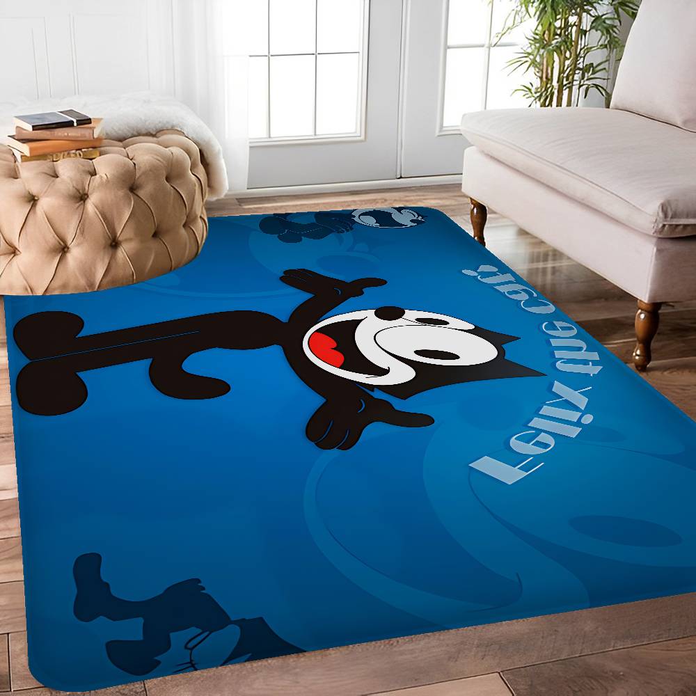 F-Felix Cartoon The C-Cat Floor Mat Anti-slip Absorb Water Long Strip Cushion Bedroon Mat Alfombra