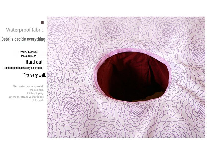 Waterproof Oilproof Beauty Bed Sheet for Massage with Hole