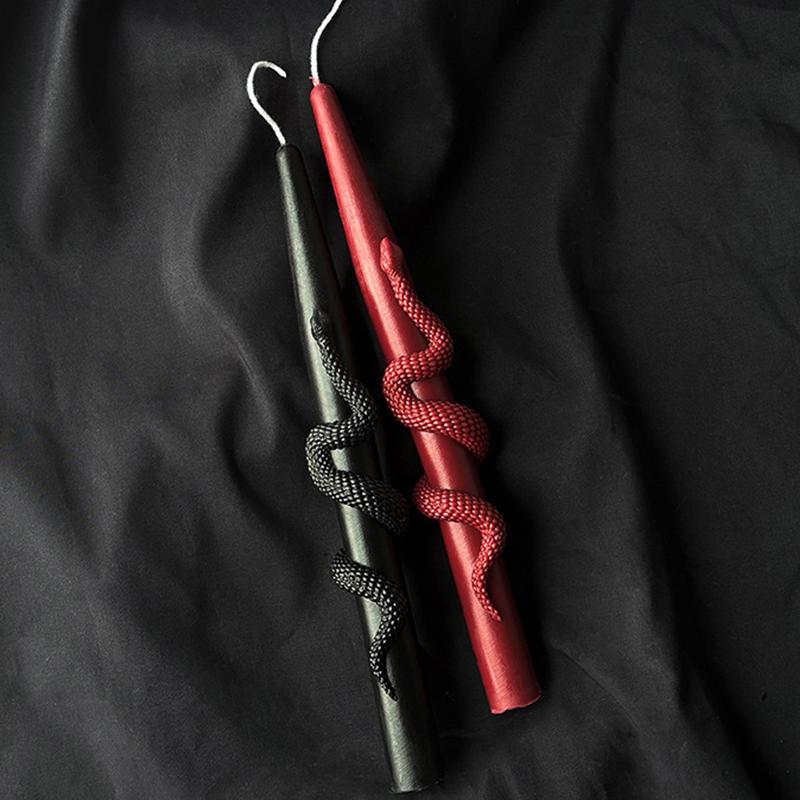 1 шт. Длинные ароматические столбовые свечи, уникальный подарок в форме змеи, 23,3x3,3 см