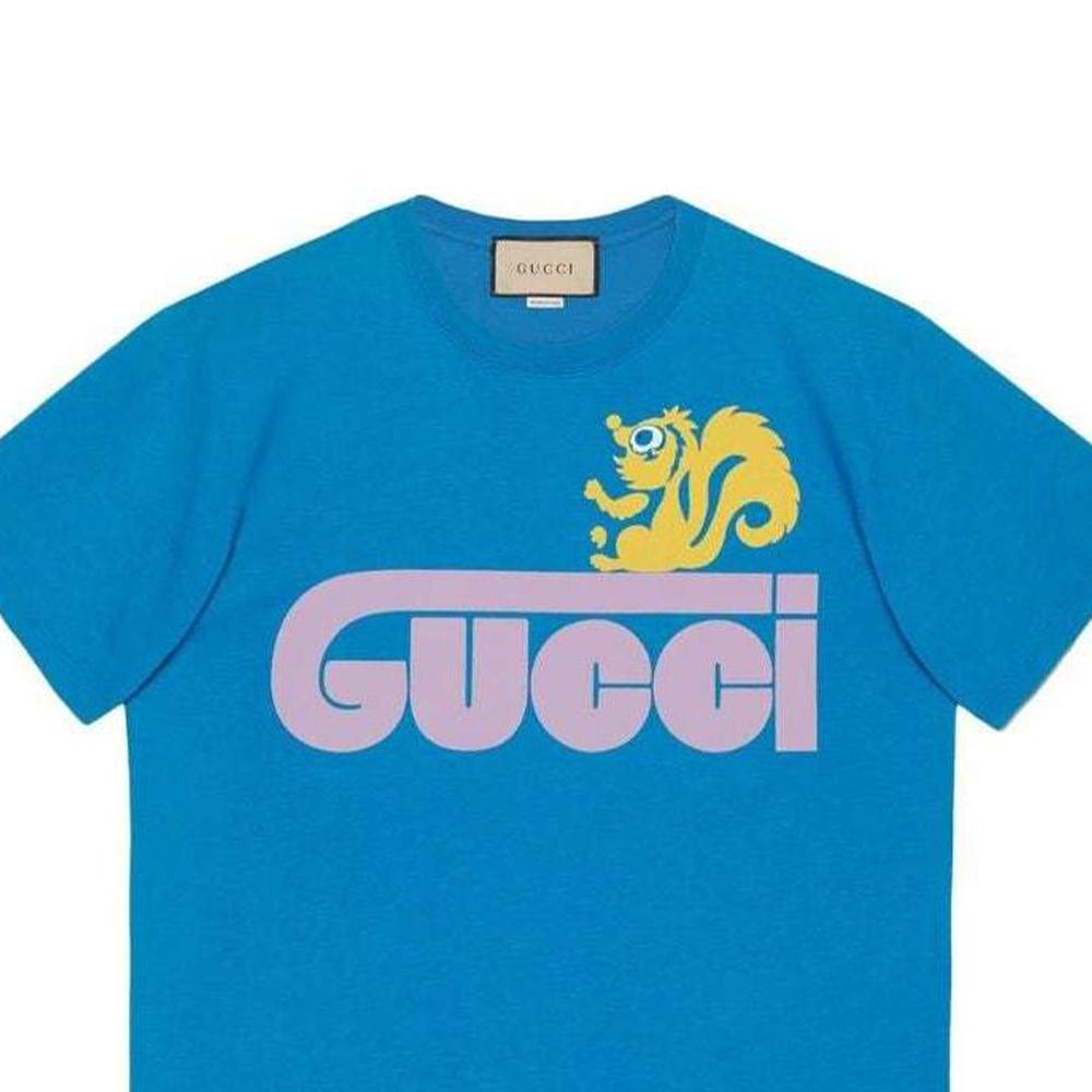 Gucci Ретро футболка с принтом скунса 548334-XJEUJ-4199
