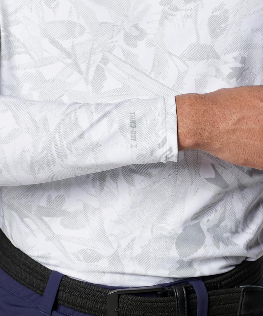 UA Облегающая с длинным рукавом NV Белый Черный LG [Under Armour] Iso-Chill / /