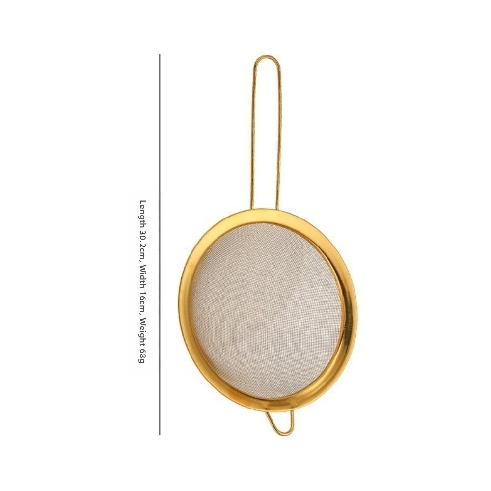 Stainless Steel Flour Sifter Sieve Fine Mesh Flour Colanders Coffee Mesh Filter Kitchen Bakware