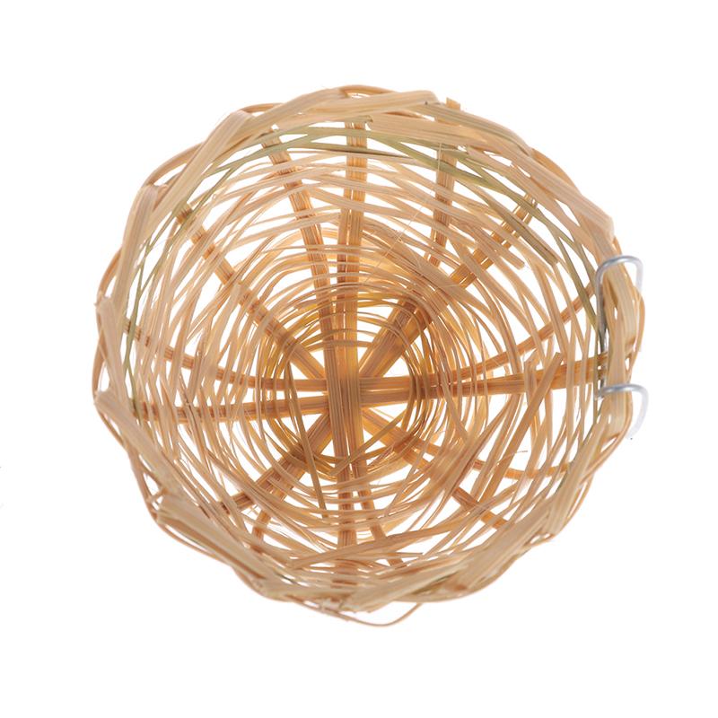 6шт ручной работы бамбуковое гнездо для разведения птиц кровать для попугая канарейка-зяблик ласточка