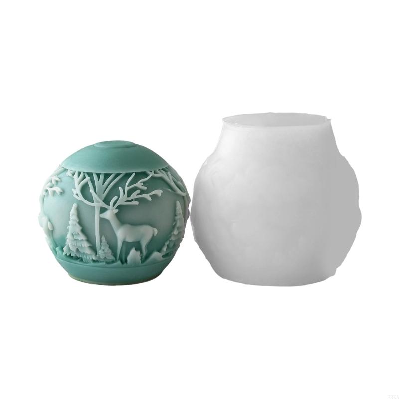 Christmas Ball Decoration Mold Silicone Sphere Making with Quick Demolding Feature For Artisanal Creation