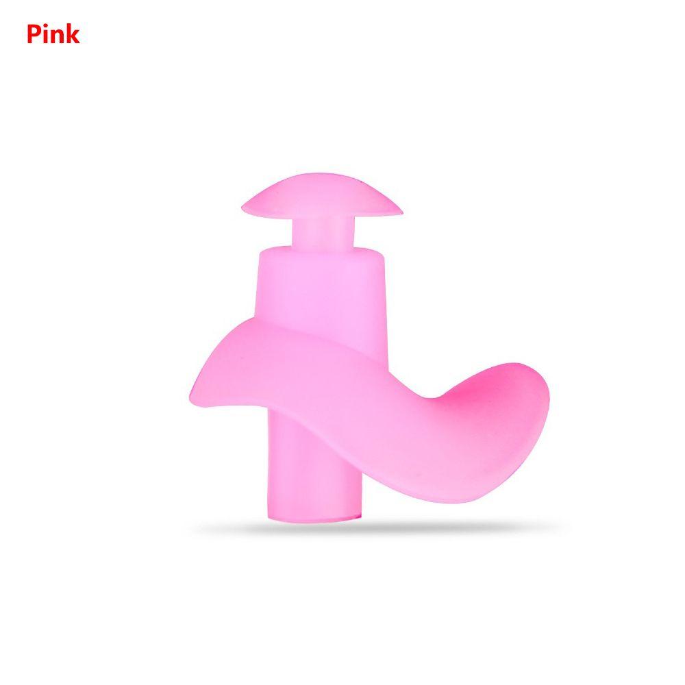 1Pair Soft Blocks Silicone Spiral Waterproof Plug Swimming Ear Protection Diving Earplugs