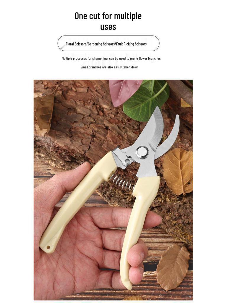 Handcrafted Floral Pruning Shears for Trees and Flowers