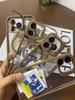 Применимо к чехлу для мобильного телефона iPhone16PRO, магнитный держатель для объектива, прозрачный твердый чехол из акрила Apple 17/14, противоударный.