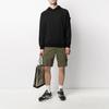 Stone Island Ghost Pieces Black Label Casual Raglan Sleeve Hoodie Men hoodies 7415653F3-V0029
