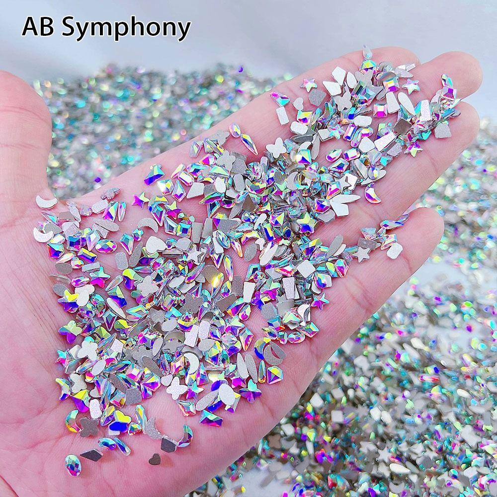 50 шт./упак., украшение для ногтей с мультяшным узором, яркие цвета, красота для дизайна ногтей для детей и взрослых