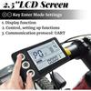 Electric LCD Display Meter, S866 LCD Display Meter, Speedometer Odometer, 24V  Electric Scooter Control Panel with Plug for 22.2mm/0.9in Handlebars
