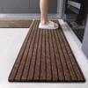Kitchen Stripe Carpets Rug Stain-resistant, Water-resistant, Non-slip, Rubber Backing Bathroom Mat Carpet House Carpet Modern Home Decor