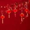 6/20/30Pcs Spring Festival Mini Red Lantern Hanging Ornament  Dragon New Year Decor