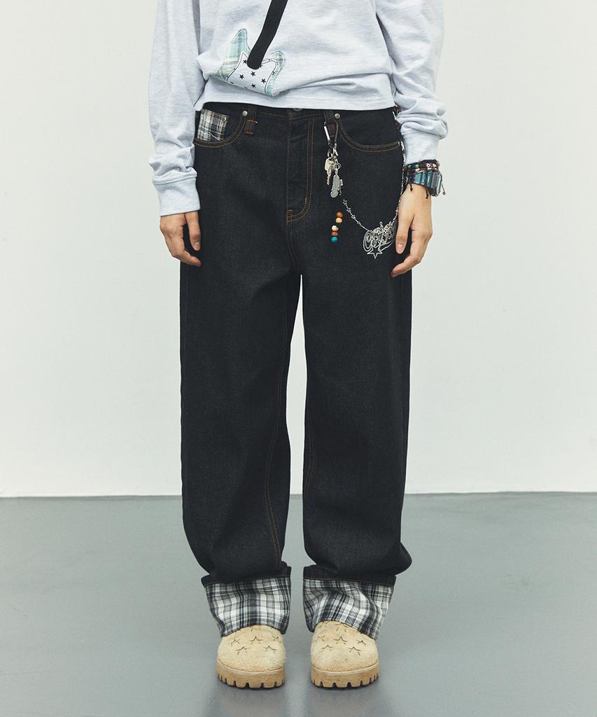 Джинсы CAVISH W Check Черные(Cv2Fffd110A)