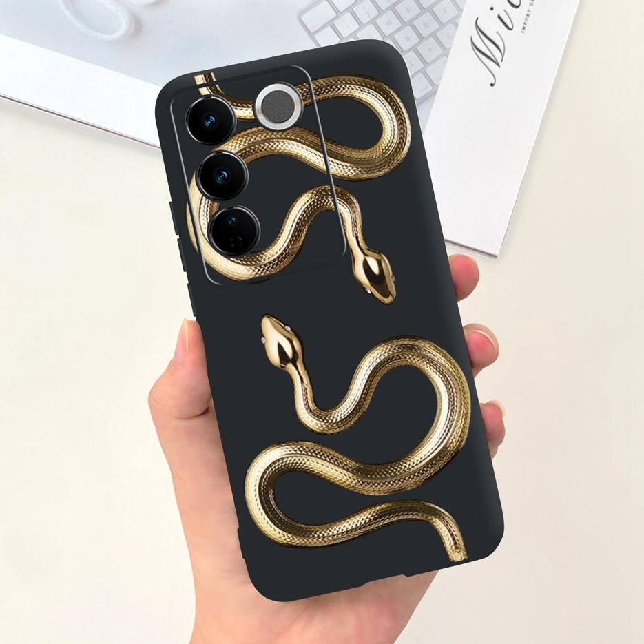 Чехол для Vivo V27 Чехол для Vivo V27e V2237 Милый Модный Расписной Чехол Мягкий Силиконовый Чехол для Телефона Для Vivo V27 Pro V 27 V27e Задняя Крышка Сумки