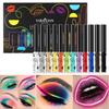 Liquid Eyeshadow Waterproof One Stroke Molding Non-smudging Beautiful DIY Beauty Colorful Matte Eyeliner Pencil Woman Supply