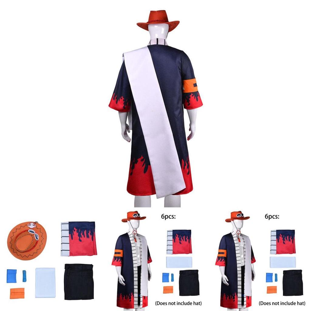 Portgas·d· Ace Cosplay Costume For Adults Highly Restored Character Uniform