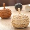 Artificial Straw Pumpkin Balls Handmade Halloween Decoration Christmas Tree Pendant Thanksgiving