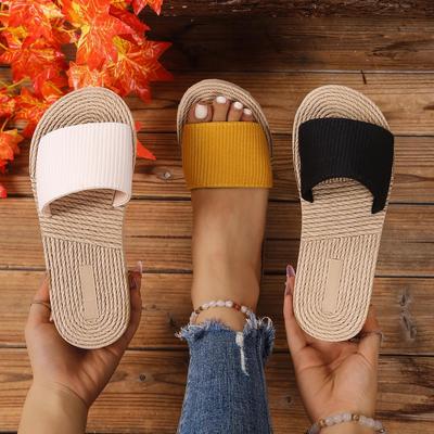 2025 Женские европейские и американские сандалии на танкетке с эластичной лентой