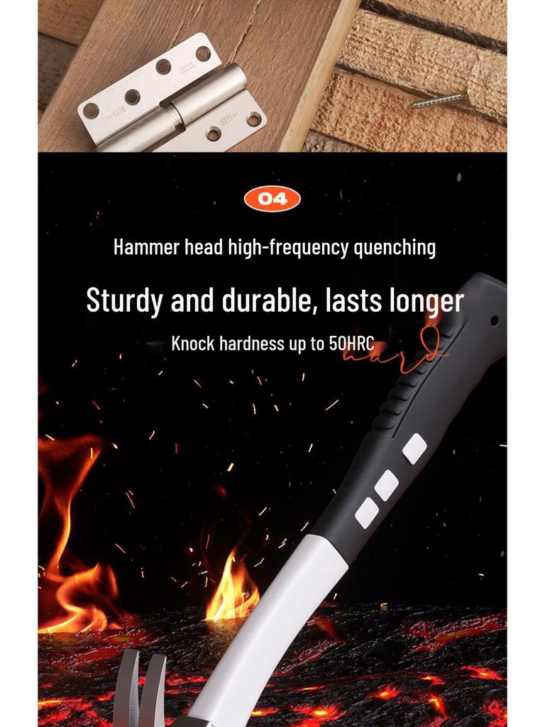 Многофункциональный мини-молоток-гвоздодер для деревообработки и бытового использования