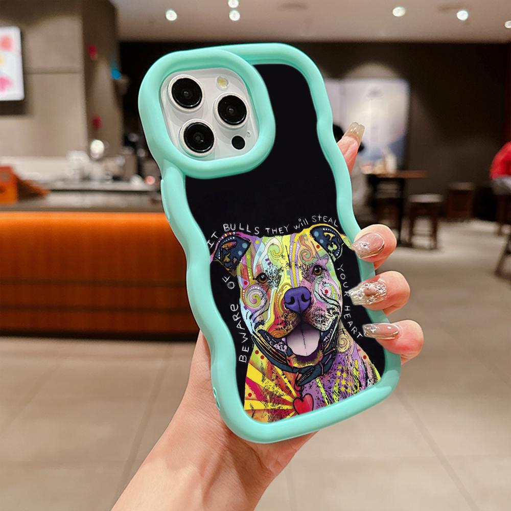 Ae76 Dog Color Doodle Design Art защитные чехлы для телефонов Samsung S24 Plus S23 Ultra A14 A55 A06 Honor X9b Motorola OnePlus Big Wave TPU задняя крышка