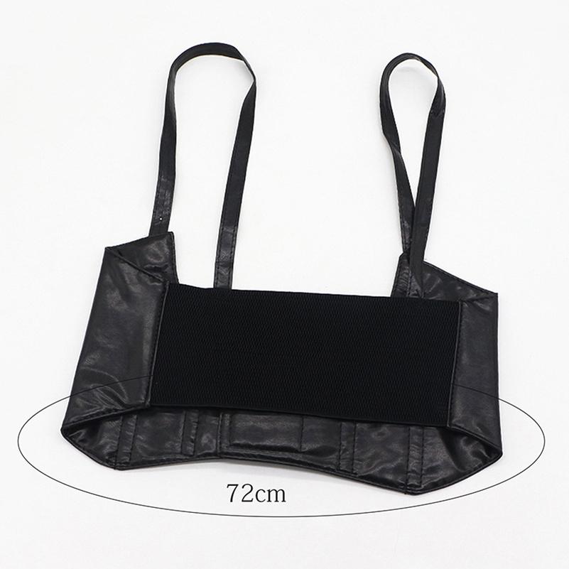 Ladies Simple Four Seasons Super Wide Vest Elastic Strap Girdle Simple All-Match Casual Elegant Lady Belts