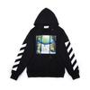 Высококачественная модная толстовка OFF WHITE Basic с 3D-принтом Стрела