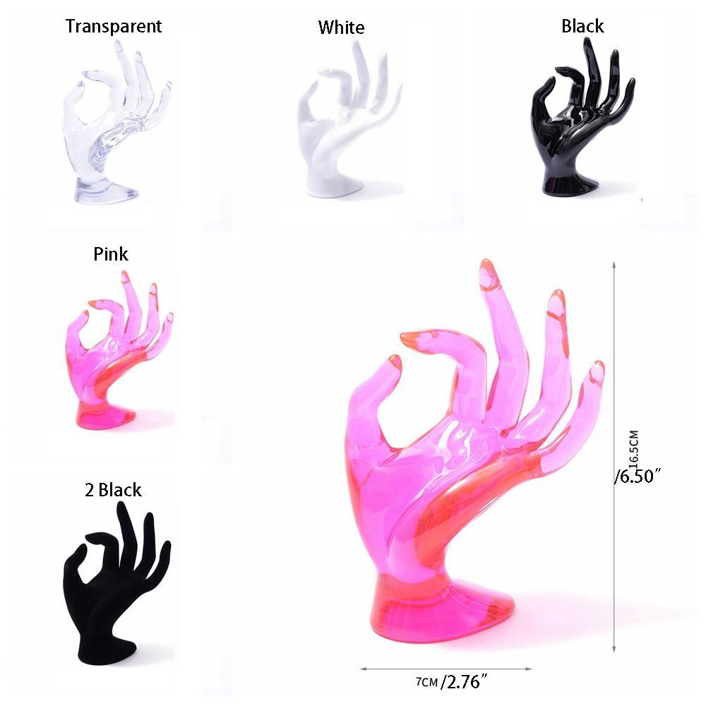 Model Art Jewelry Display Stand Plastic OK Hand Model Props Ring Display Ornaments  Jewelry Display