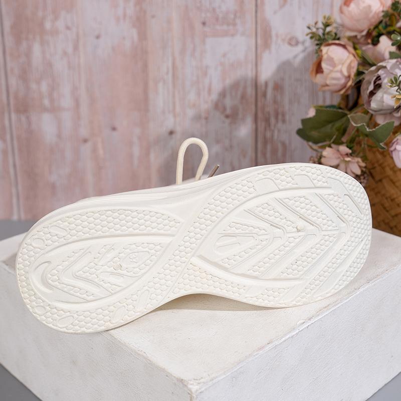 Модные дышащие вязаные кроссовки для женщин 2024 года, модная спортивная обувь на платформе для женщин, легкая нескользящая повседневная обувь для женщин