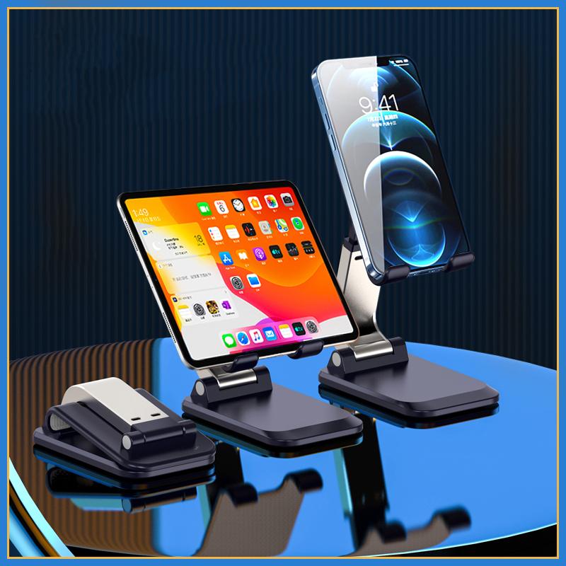 Складная настольная подставка из АБС-пластика для мобильного телефона, для iPad, iPhone 13, X, поддержка смартфона, планшета, настольный, портативный держатель-кронштейн для мобильного телефона
