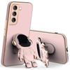 Роскошный чехол-подставка «Астронавт» для Samsung Galaxy S25 Ultra S24 FE S23 Plus S22 S21 A54 A34 A52 A53 5G A14 Покрытие Силиконовый чехол для телефона