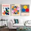 Абстрактные постеры и принты с геометрическими линиями в стиле Баухаус, модные современные скандинавские настенные картины на холсте, картины для декора гостиной