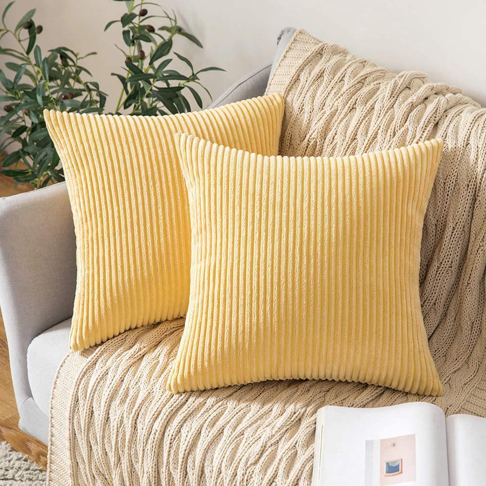 Чехол для подушки Nordic Solid Color Cordour в полоску