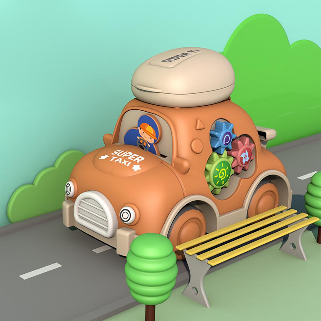 1Pc Baby Cartoon Toy Car Mini Vehicles Inertia Pull Back Cars Montessori Early Education Crawling Toys Car For Toddlers Boys