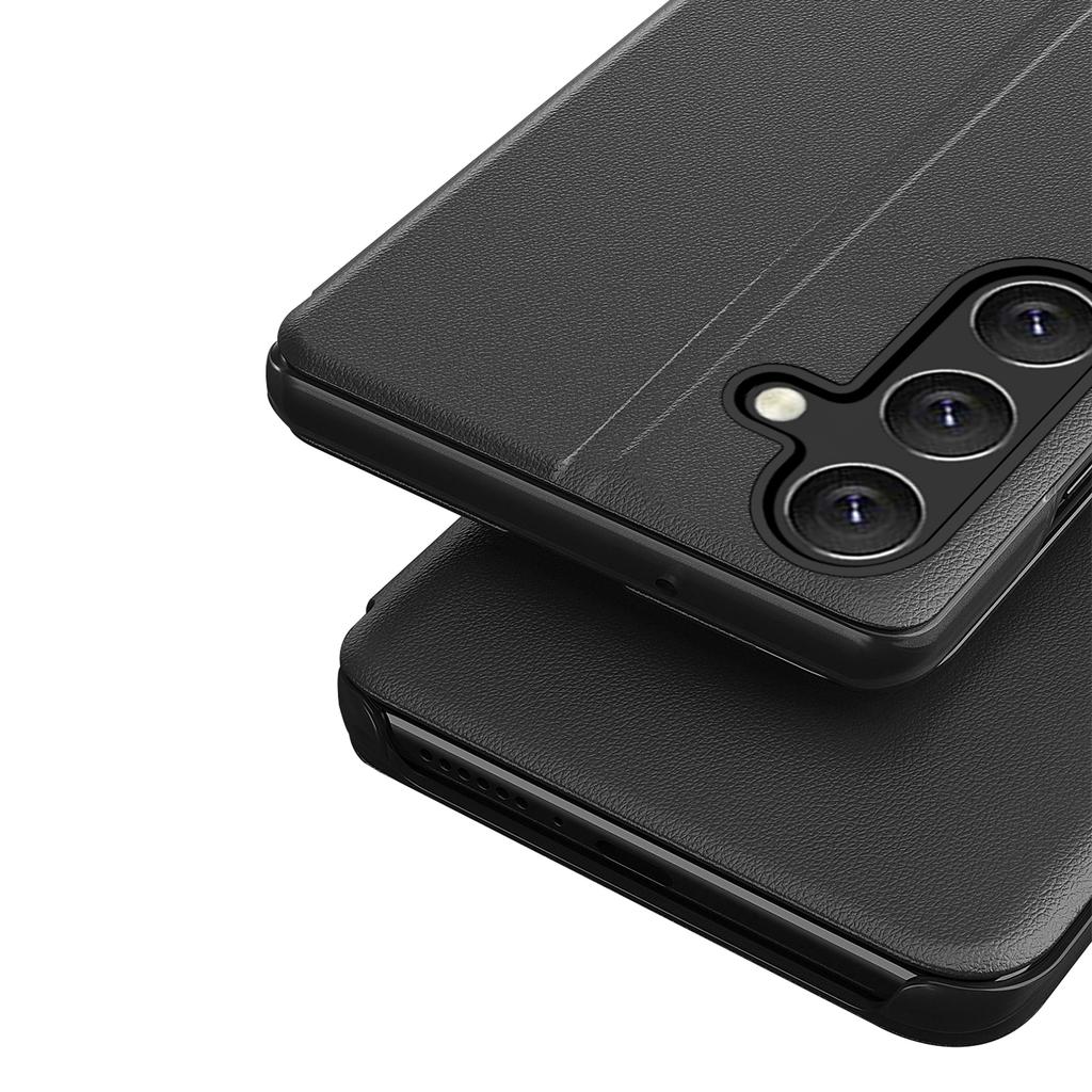 Чехол для телефона Samsung Galaxy A54 5G с прозрачным окошком, защитой от царапин, откидной кожаный чехол для телефона со подставкой