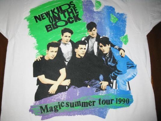 NEW KIDS ON THE BLOCK VINTAGE T-SHIRT NKOTB Short Sleeve All Size