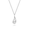 [Stonehenge]] Silver Water Drop Necklace Sc24C20T