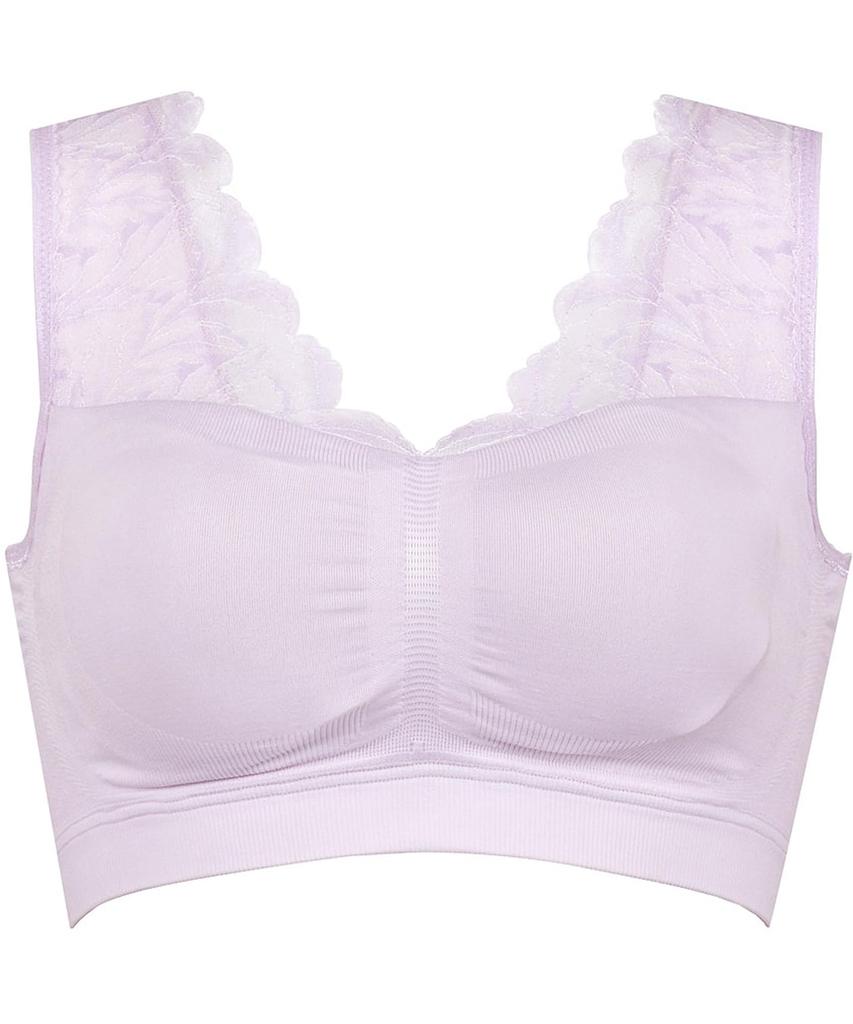 Беспроводной Предотвращает провисание груди при Идеально для сна и отдыха во время Поддерживающий бюстгальтер KB3511 PU Среднее крыло/Стороны бюстгальтера Wacoal. день. [Ночная комната]