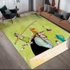 Olympiacos CFP Flannel Pattern Square Carpet,Area Rug,Carpet Rug for Living Room Bedroom Sofa Playroom Decor,Non-slip Floor Mat
