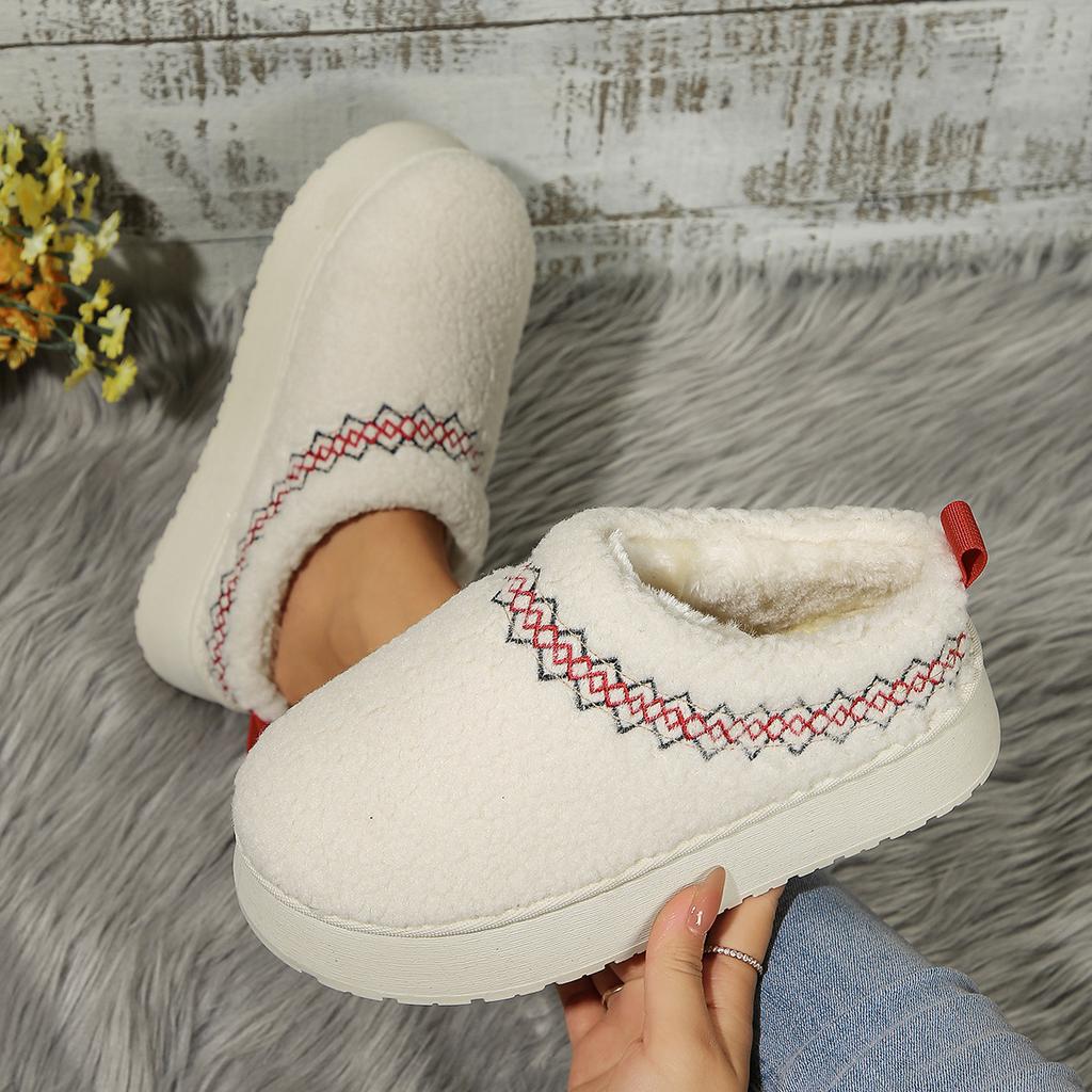 2024 Новые женские меховые тапочки Короткие сапоги Плоские короткие плюшевые шлепанцы Хлопковая обувь Дизайнерский бренд Зимние сапоги для снега