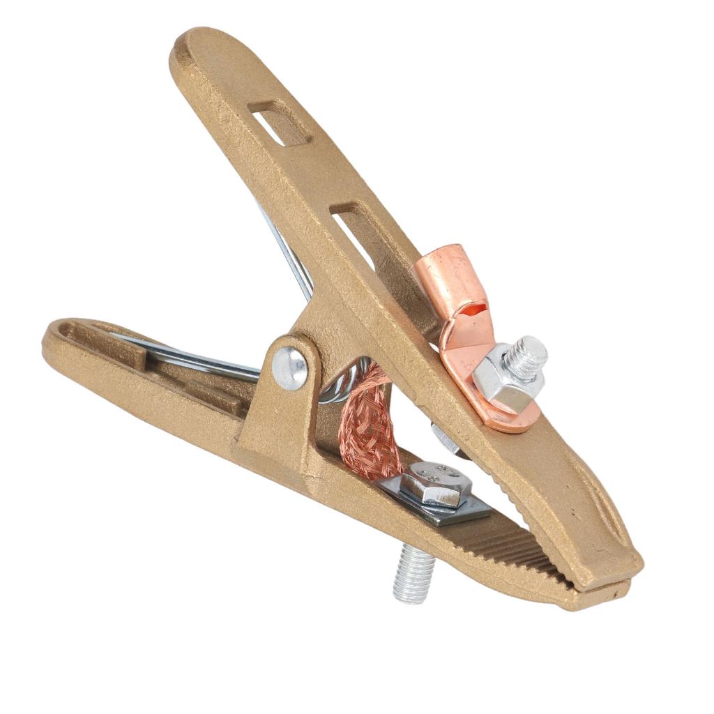 Заземляющий зажим 500А Латунный Мощный А-образный зажим заземления для сварки MIG MMA TIG ARC