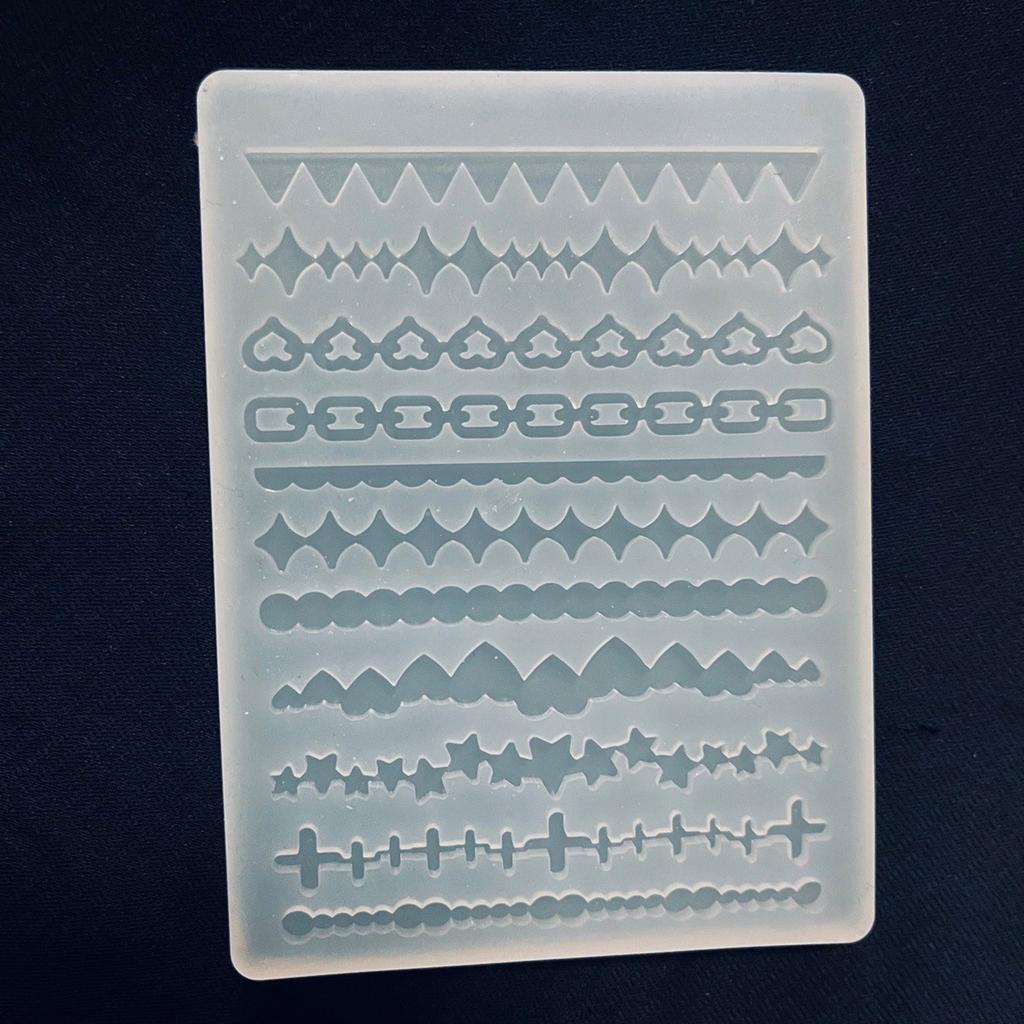 Гибкая эпоксидная смола формы для ручных работ Портативная силиконовая форма своими руками для брелоков и сережек Форма для подвески из смолы